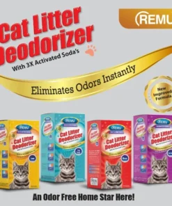 Remu Cat Litter Deodorizer with Activated Soda - 500 Grams